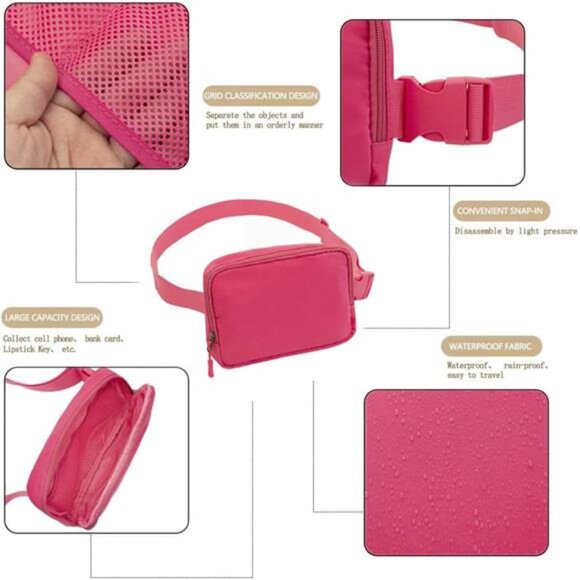 Belt Bag Fanny Pack ROSY - Picture 3 of 6